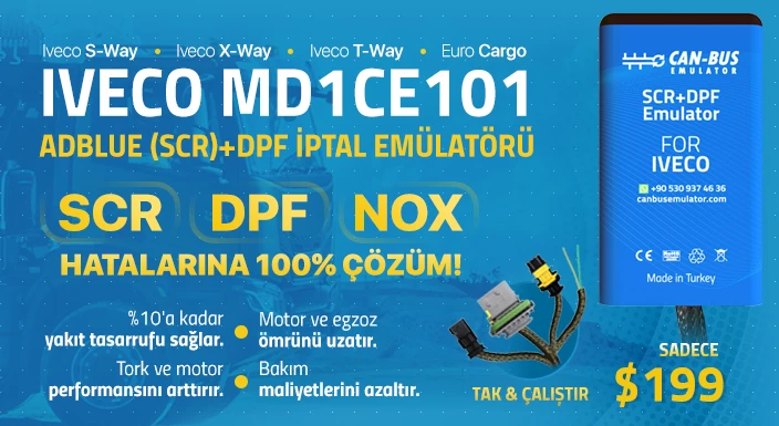 iveco md1ce101 adblue scr+dpf emulator